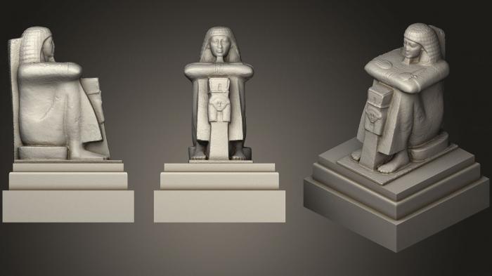 Egyptian statues and reliefs (STKE_0088) 3D model for CNC machine